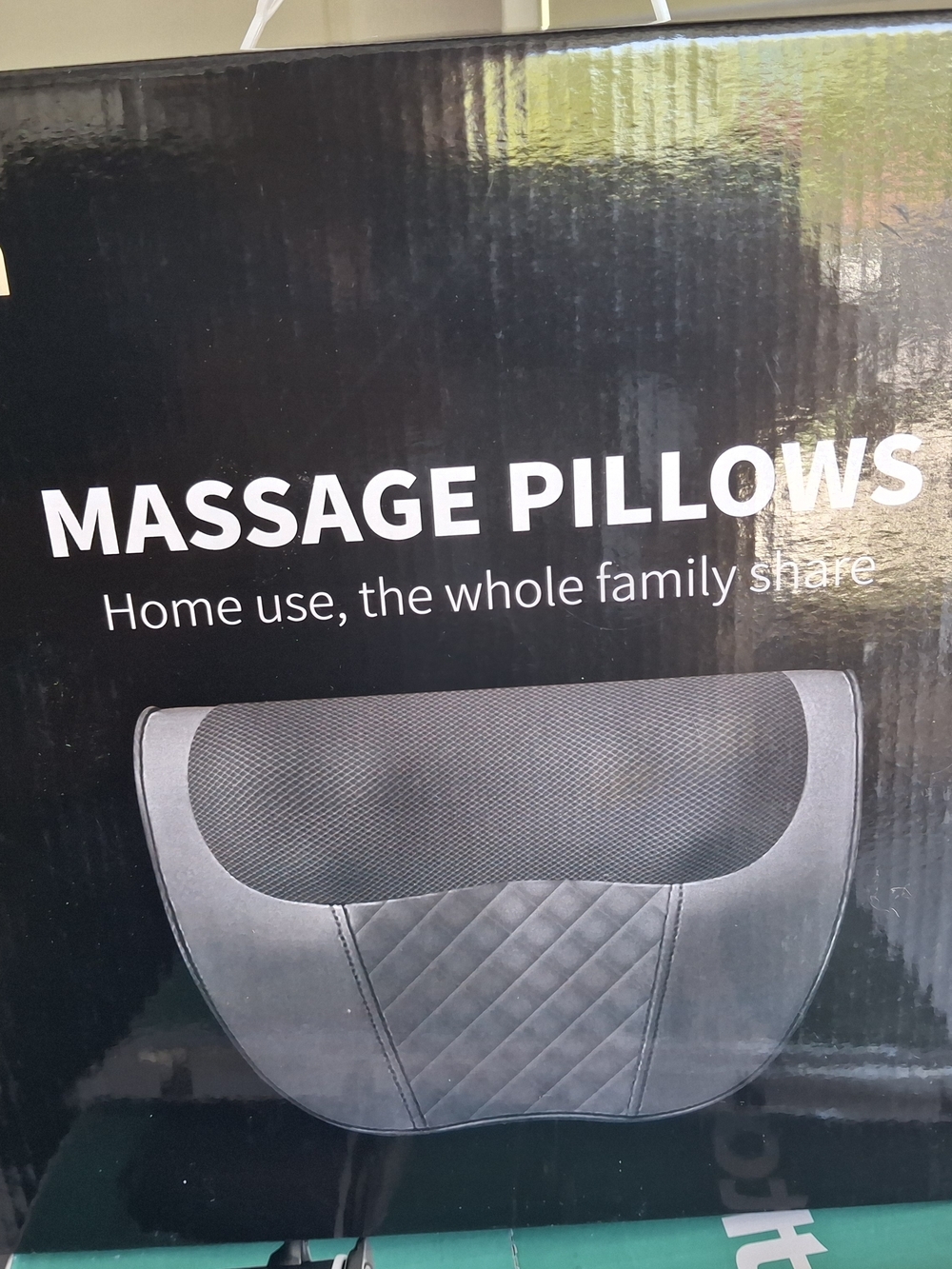 Massage Pillows - Grey and Black